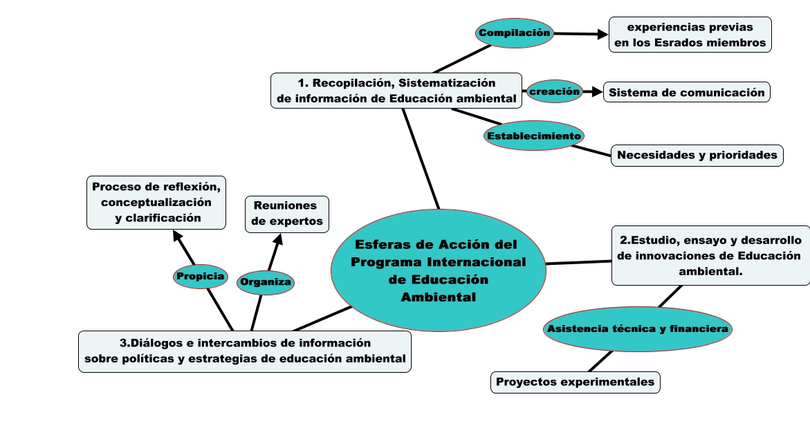 Figura 25 Esferas de acción del Plan Internacional de Educación